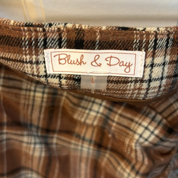 Plaid Tie Skort - Picture 3 of 3